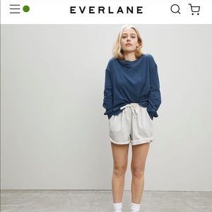Everlane Organic Cotton Oversized Long Sleeve Tee